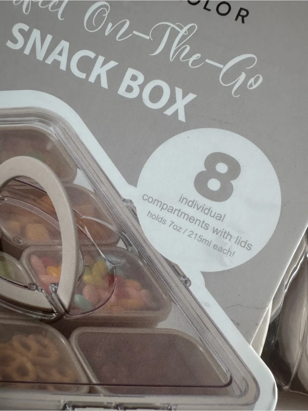 CWC Perfect On-The-Go Snack Box in beige